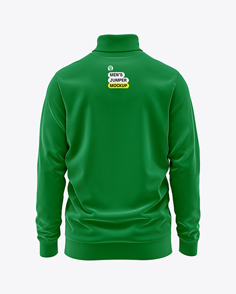 Men&#039;s Turtle Neck Jumpers Mockup