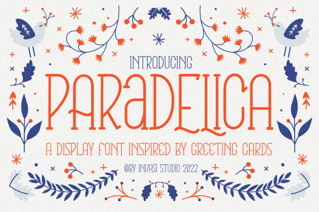 Paradelica - Greeting Display Font
