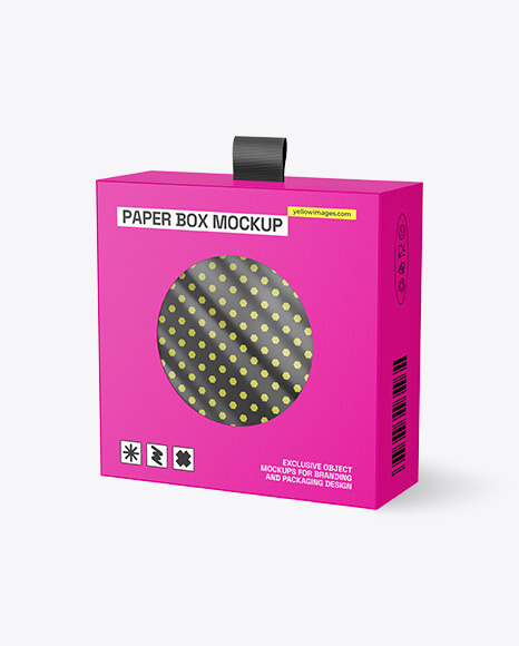 Empty Packaging Box Mockup