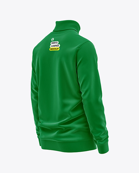 Men&#039;s Turtle Neck Jumpers Mockup