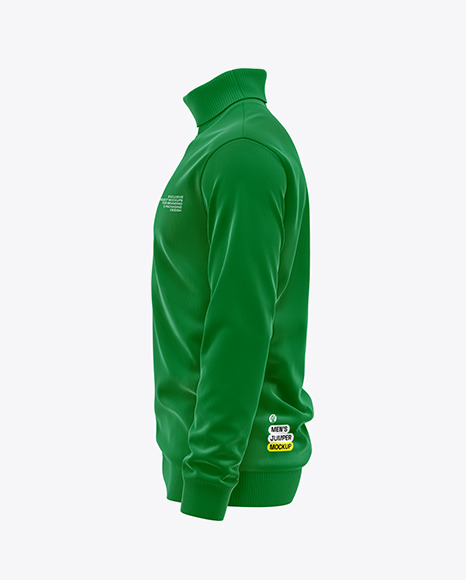 Men&#039;s Turtle Neck Jumpers Mockup