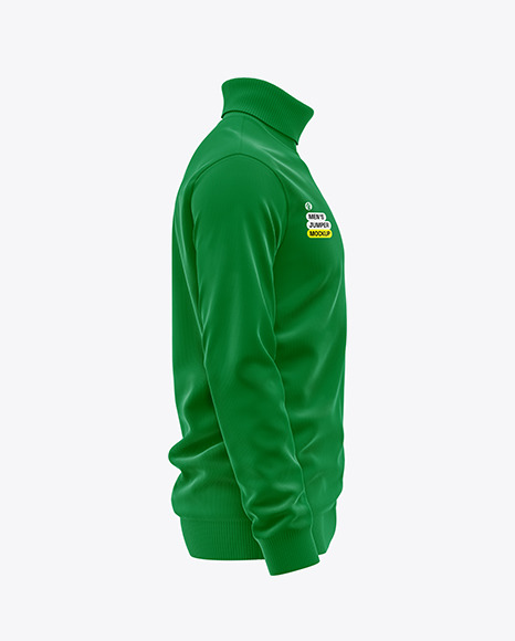 Men&#039;s Turtle Neck Jumpers Mockup