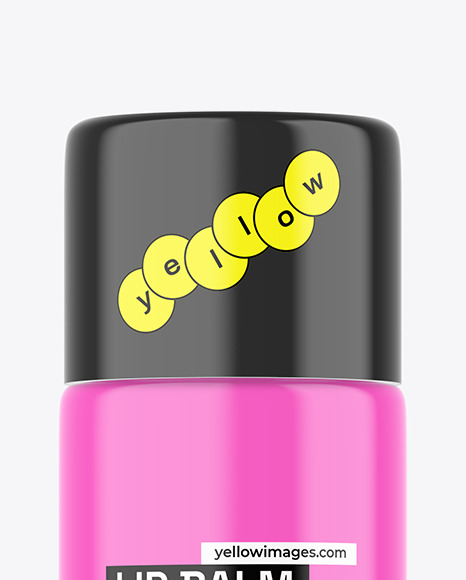 Glossy Lip Balm Mockup - Free Download Images High Quality PNG, JPG