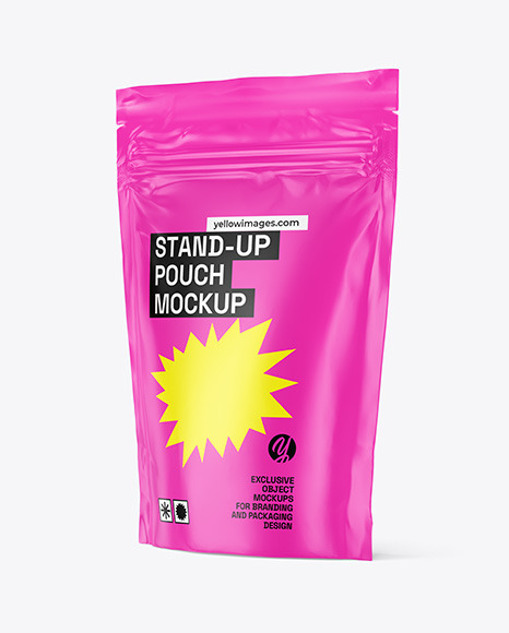 Matte Stand Up Pouch Mockup