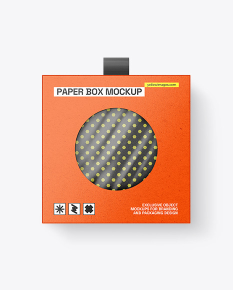 Kraft Empty Packaging Box Mockup