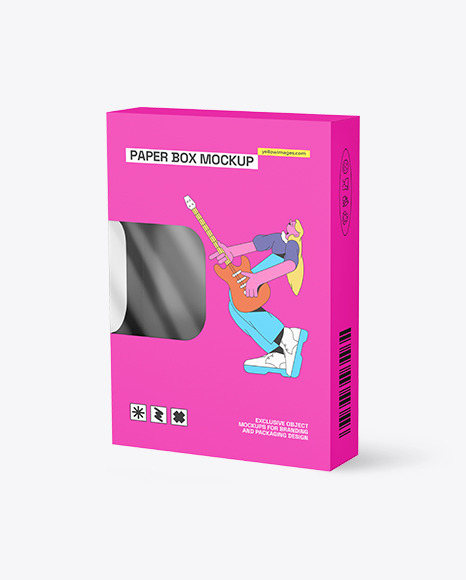 Empty Packaging Box Mockup