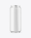 440ml Matte Drink Can Mockup