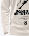 Men’s Long Sleeve T-Shirt Mockup