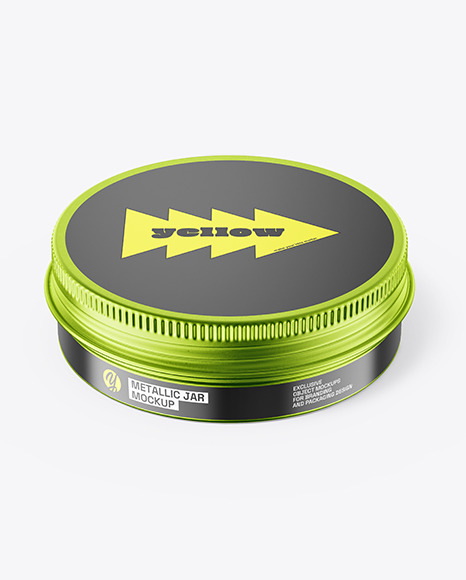 Metallic Jar Mockup