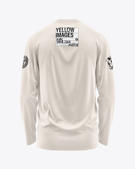 Men’s Long Sleeve T-Shirt Mockup