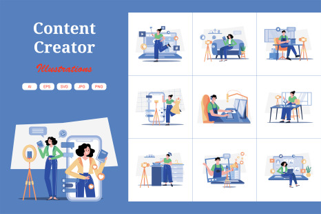 M509_Content Creator Illustration Pack