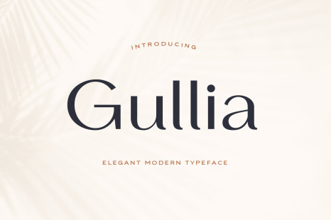 Gullia Elegant Typeface