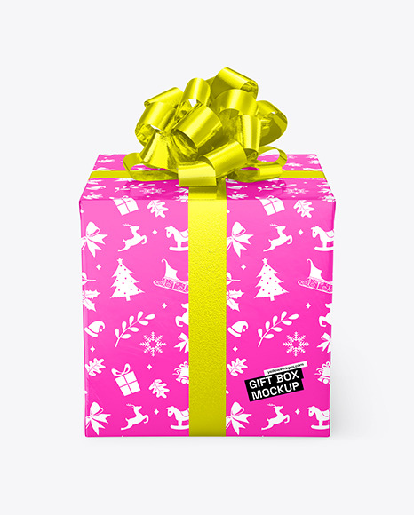 Gift Box Mockup