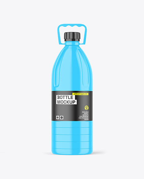 Glossy Bottle Mockup