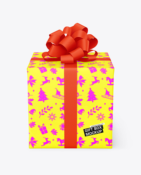 Gift Box Mockup