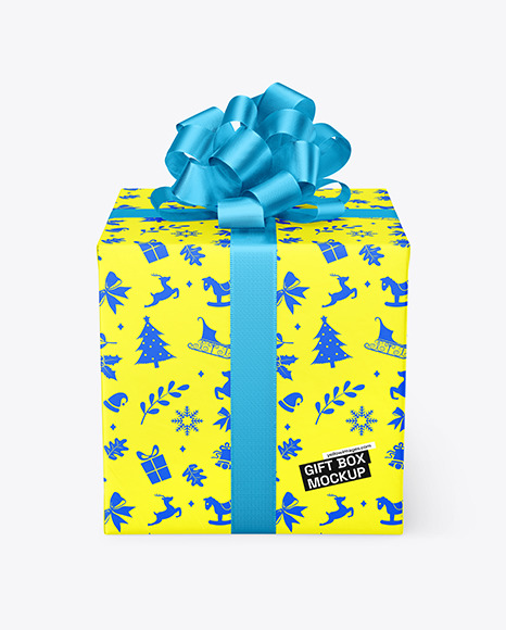 Gift Box Mockup