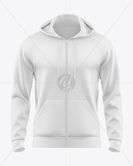 Vintage Zip-Up Hoodie Mockup