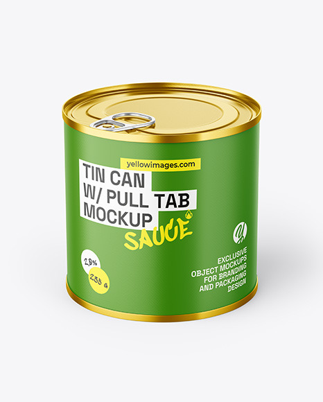 Tin Can Mockup