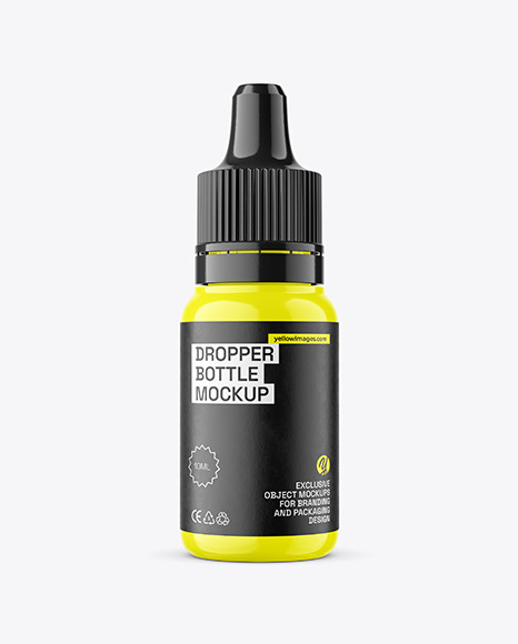 Plastic Dropper Bottle Mockup