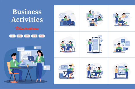 M480_Business Activities Illustrations