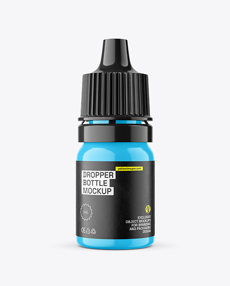 Plastic Dropper Bottle Mockup