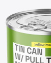 Tin Can With Pull Tab Mockup