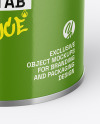 Tin Can With Pull Tab Mockup