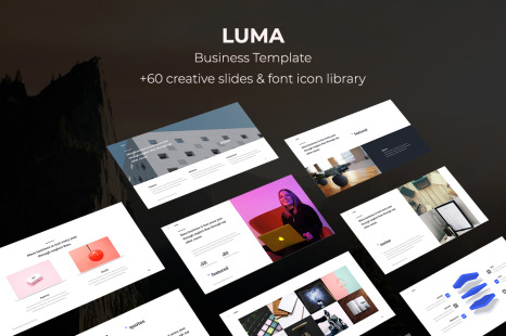 LUMA - Fully Animated Googleslide Presentation Template