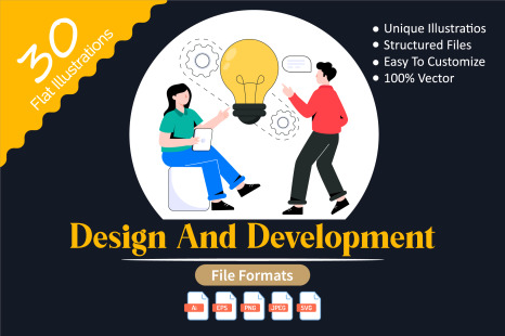 30 Design And Development illustrations