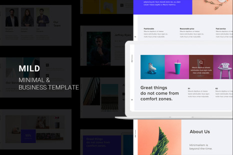 Mild Minimal Keynote Template