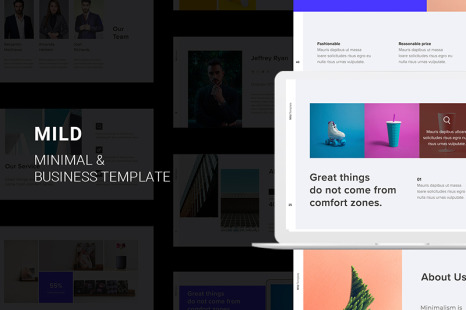 Mild Minimal Powerpoint Template