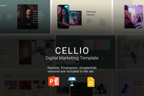 Cellio Digital Marketing Keynote Template