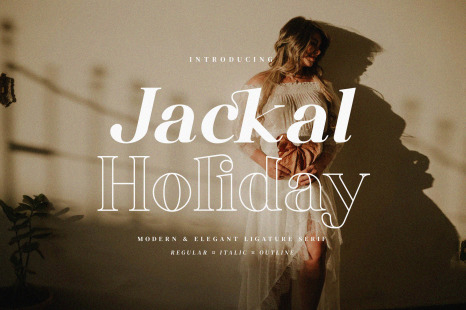 Jackal Holiday Font