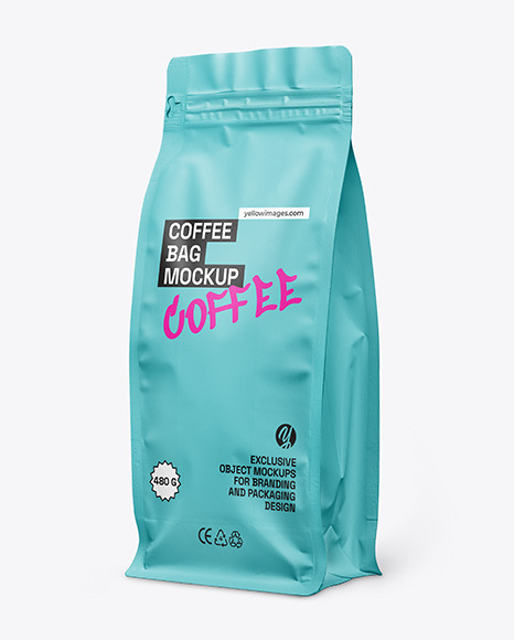 Matte Stand-Up Bag Mockup