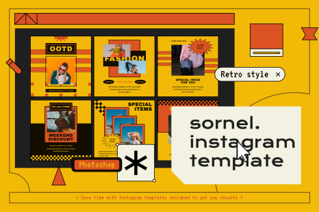 Sornel 90s Instagram Template