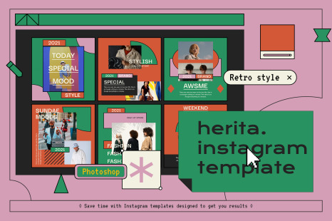 Herita 90s Instagram Template