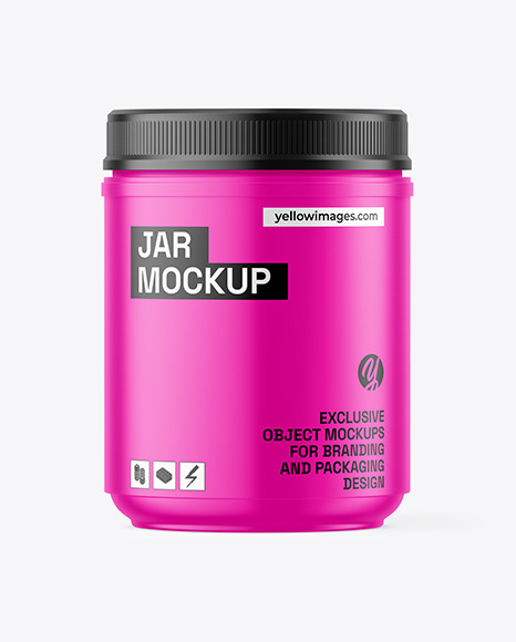 Matte Jar Mockup