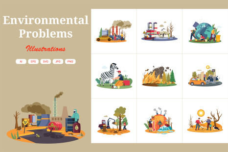 M622_Environmental Problems Illustration_Part 01