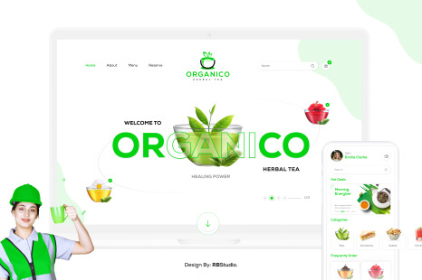 Tea Store UI/UX Kit