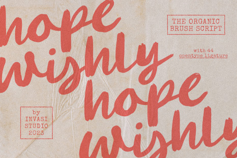 Hopewishly - Organic Brush Script