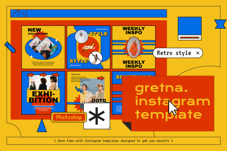 Grenta Y2k Instagram Template