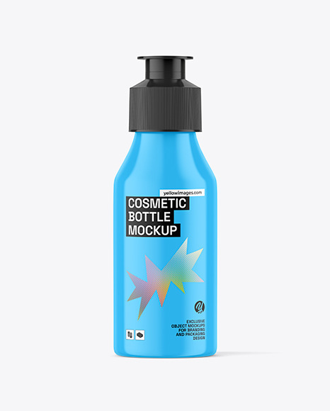 Glossy Cosmetic Bottle Mockup