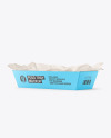 Matte Paper Tray w/ Napkin and French Fries Mockup