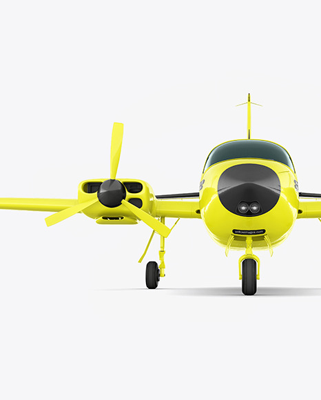 Aircraft Mockup - Front View