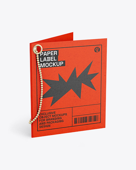 Kraft Paper Label Mockup