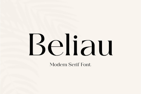 Beliau Modern Serif Fonts