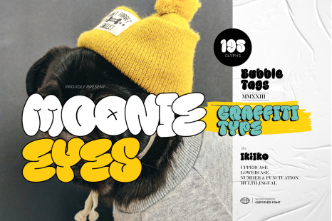 Moonie Eyes - Graffiti Type