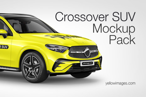 Crossover SUV Mockup - Pack