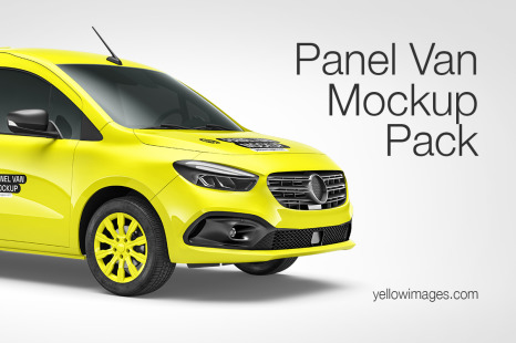 Panel Van Mockup Pack