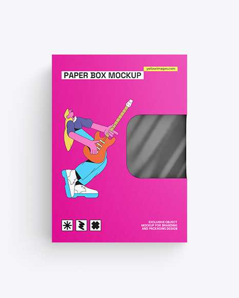 Empty Packaging Box Mockup